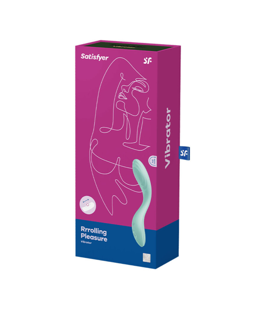 SATISFYER - RRROLLING PLEASURE VIBRADOR PUNTO G VERDE