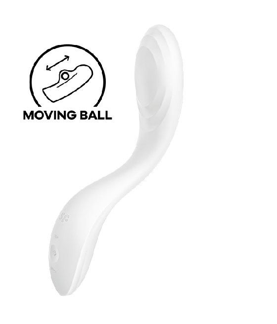 SATISFYER - VIBRATORE RRROLLING PLEASURE GSPOT BIANCO