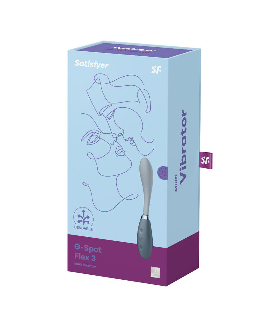 SATISFYER - MULTI VIBRATORE G-SPOT FLEX 3 GRIGIO