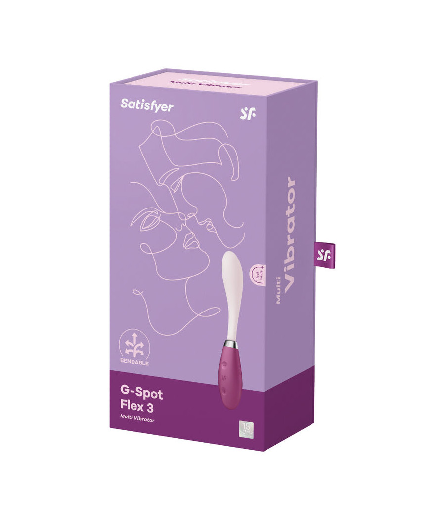 SATISFYER - MULTI VIBRATORE G-SPOT FLEX 3 ROSSO