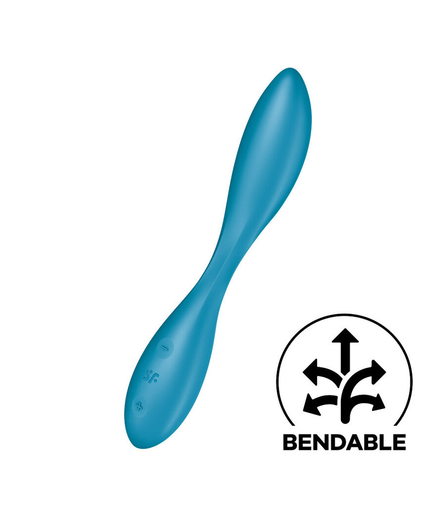 SATISFYER - VIBRATEUR MULTI G-SPOT FLEX 1 BLEU