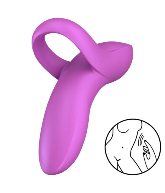SATISFYER - VIBRATORE DA DITO BOLD LOVER ROSA