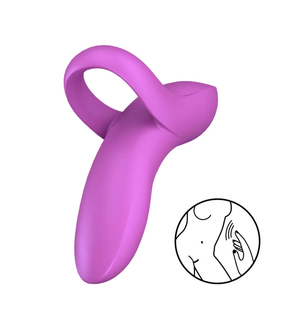 SATISFYER - BOLD LOVER FINGERVIBRATOR ROSA