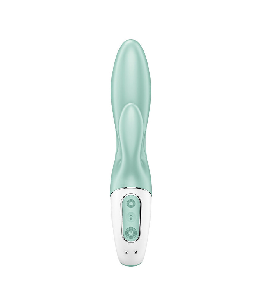 SATISFYER - APP VIBRATORE GONFIABILE CONIGLIO AIR PUMP BUNNY 5+ VERDE