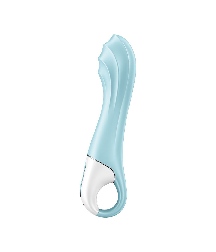 SATISFYER - AIR PUMP VIBRADOR 5+ APLICATIVO VIBRADOR INFLVEL G-SPOT AZUL