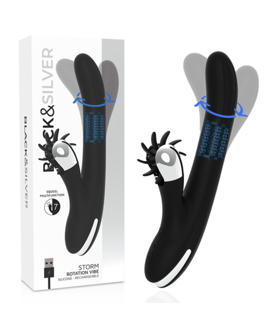 BLACK&SILVER - VIBRAZIONE DI ROTAZIONE DI BUNNY STORM