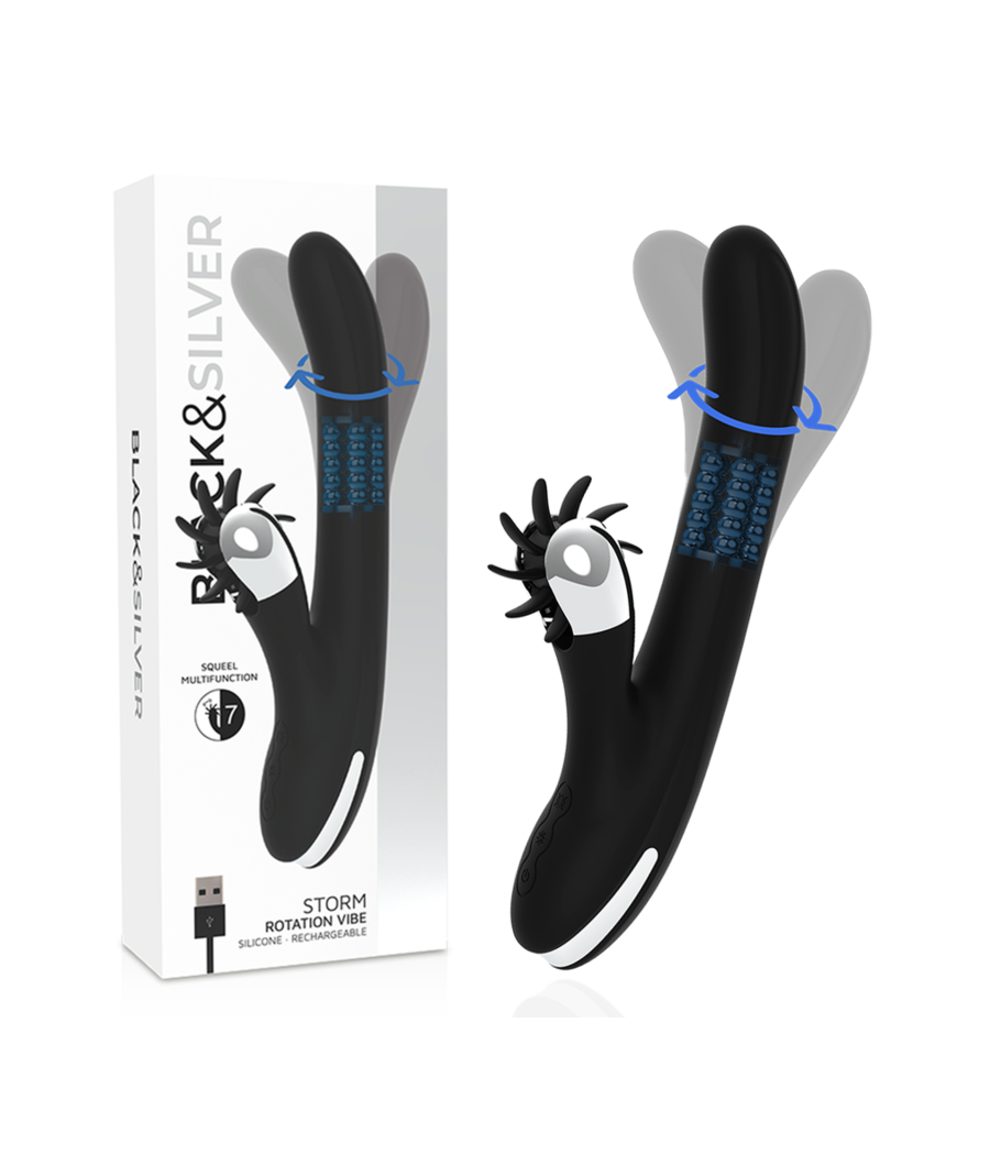 BLACK&SILVER - VIBRAZIONE DI ROTAZIONE DI BUNNY STORM