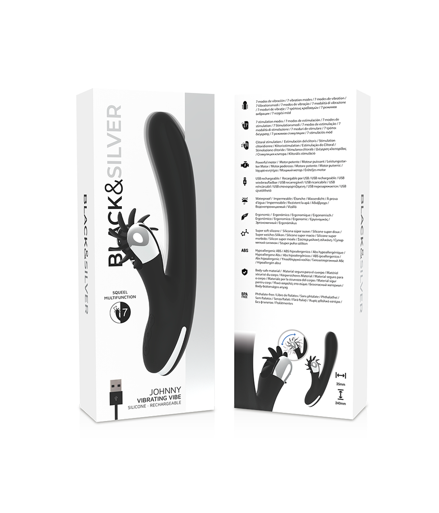 BLACK&SILVER - BUNNY JOHNNY VIBRIERENDE VIBRATION