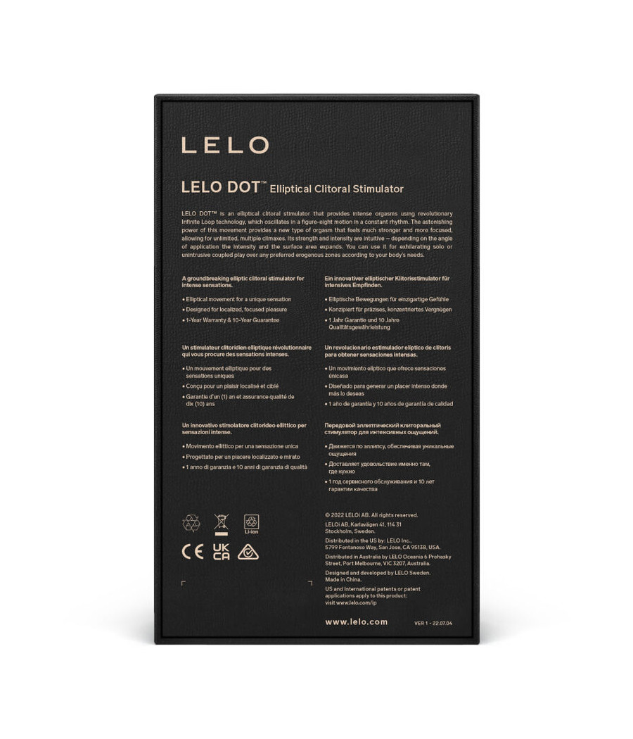 LELO - DOT ESTIMULADOR DE CLÍTORIS - LILA