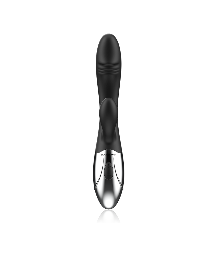 BLACK&SILVER - KALEB VIBRADOR RABBIT SILICON MILTI FUNCION