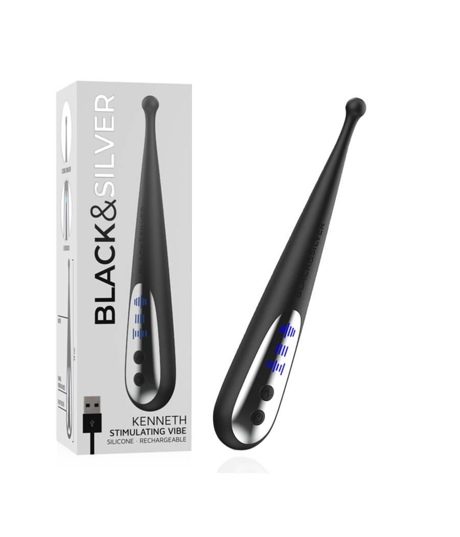 BLACK&SILVER - VIBRA STIMOLANTE KENNETH