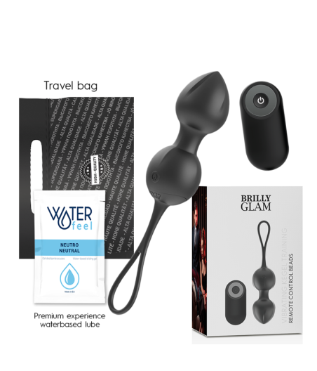 BRILLY GLAM - VIBRATING KEGEL BEADS CONTROL REMOTO