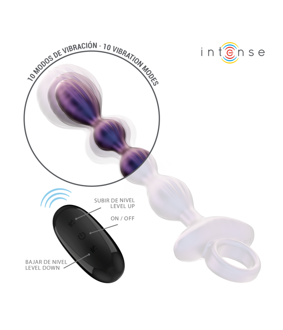 INTENSE - JACKIE PLUG ANAL VIBRADOR MODELO 1 CONTROL REMOTO