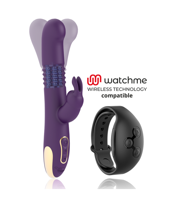 TREASURE - BASTIAN RABBIT UP & DOWN ROTATOR & VIBRATOR + WATCHME-FERNBEDIENUNG