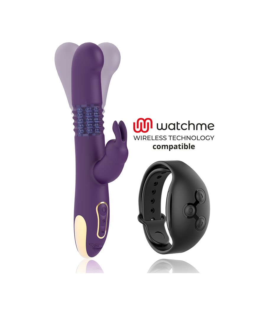 TREASURE - BASTIAN RABBIT UP & DOWN ROTADOR & VIBRADOR + MANDO CONTROL REMOTO WATCHME