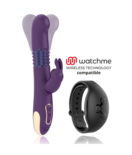 TREASURE - BASTIAN RABBIT UP & DOWN ROTATOR & VIBRATOR + WATCHME-FERNBEDIENUNG