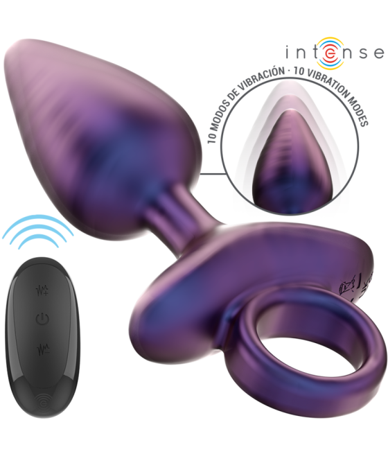 INTENSE - MICHAEL VIBRADOR ANAL PLUG MODELO 2 CONTROLE REMOTO