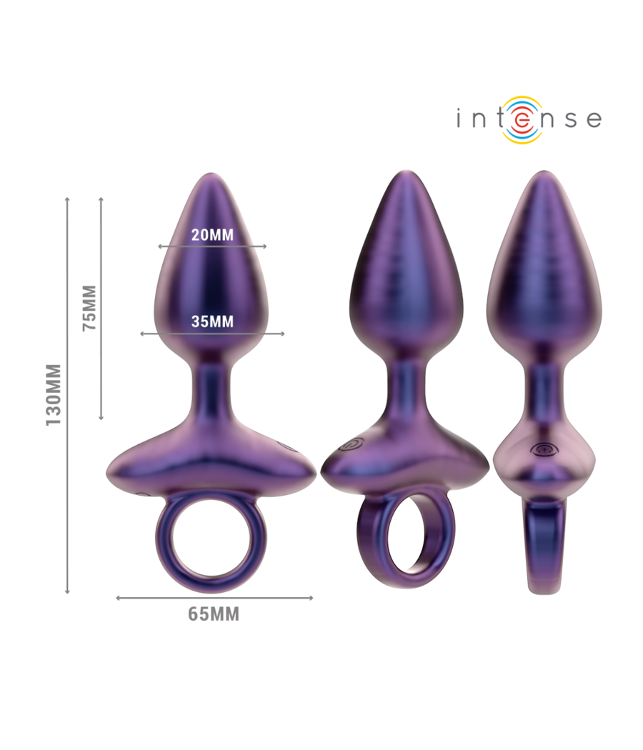 INTENSE - MICHAEL VIBRATING ANAL PLUG MODEL 2 REMOTE CONTROL