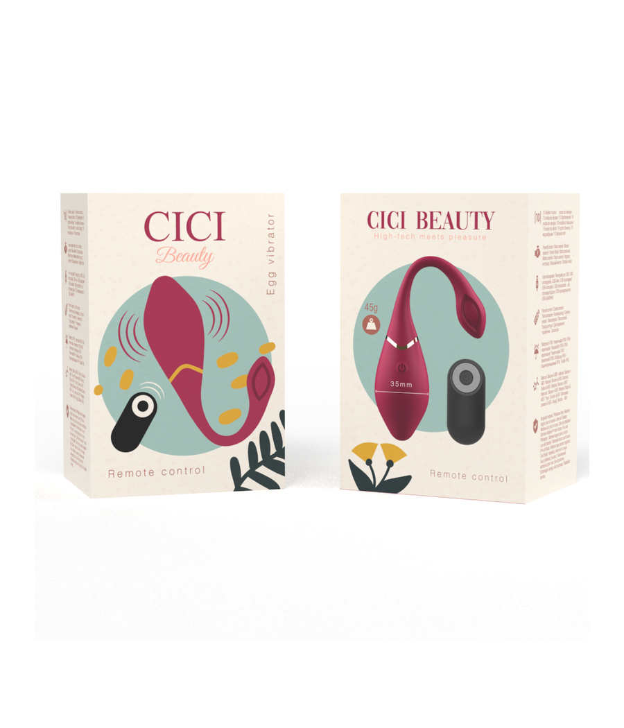 CICI BEAUTY - CONTROLE REMOTO PREMIUM SILICONE EGG VIBRADOR