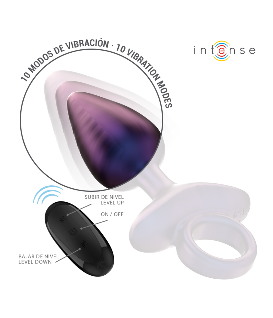 INTENSE - MICHAEL PLUG ANAL VIBRADOR MODELO 2 CONTROL REMOTO