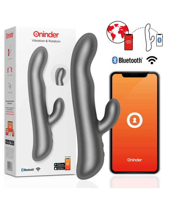 ONINDER - OSLO VIBRATION & ROTATION SCHWARZ - KOSTENLOSE APP