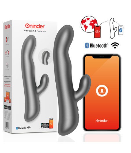 ONINDER - OSLO VIBRATION & ROTATION BLACK - FREE APP