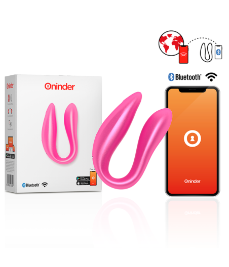 ONINDER - LISBOA G-SPOT- UND KLITORALSTIMULATOR ROSA - KOSTENLOSE APP