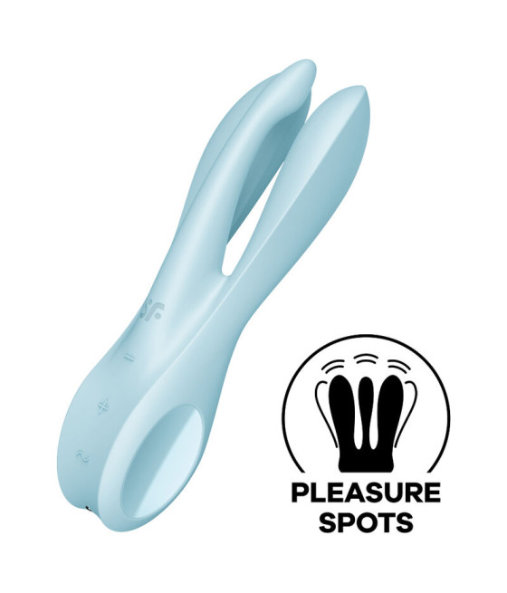 SATISFYER - THREESOME 1 VIBRATORE BLU
