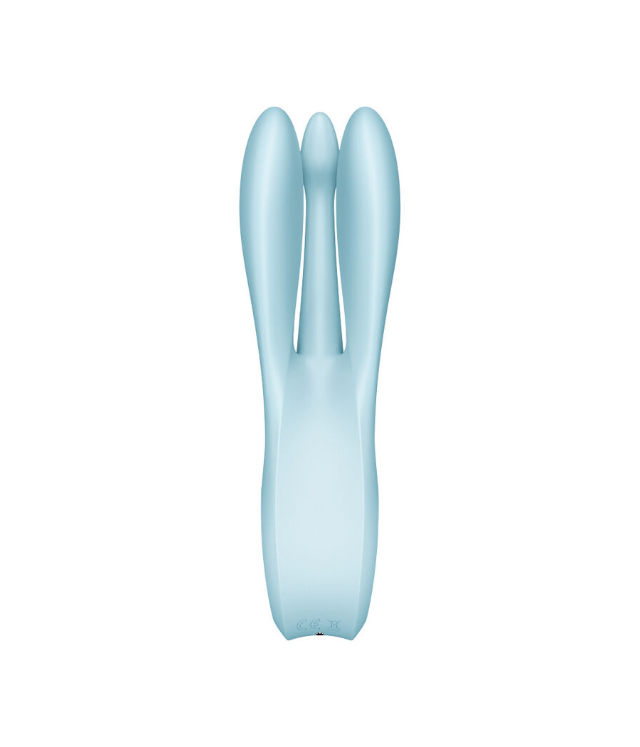 SATISFYER - VIBRATEUR THREESOME 1 BLEU