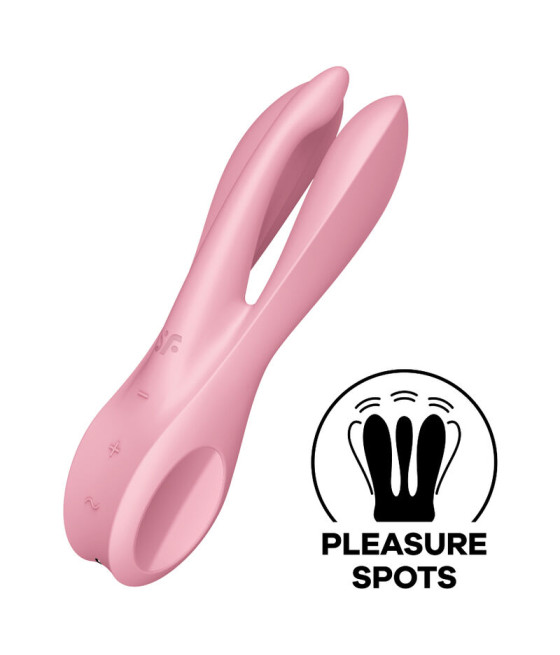 SATISFYER - THREESOME 1 VIBRATORE ROSA