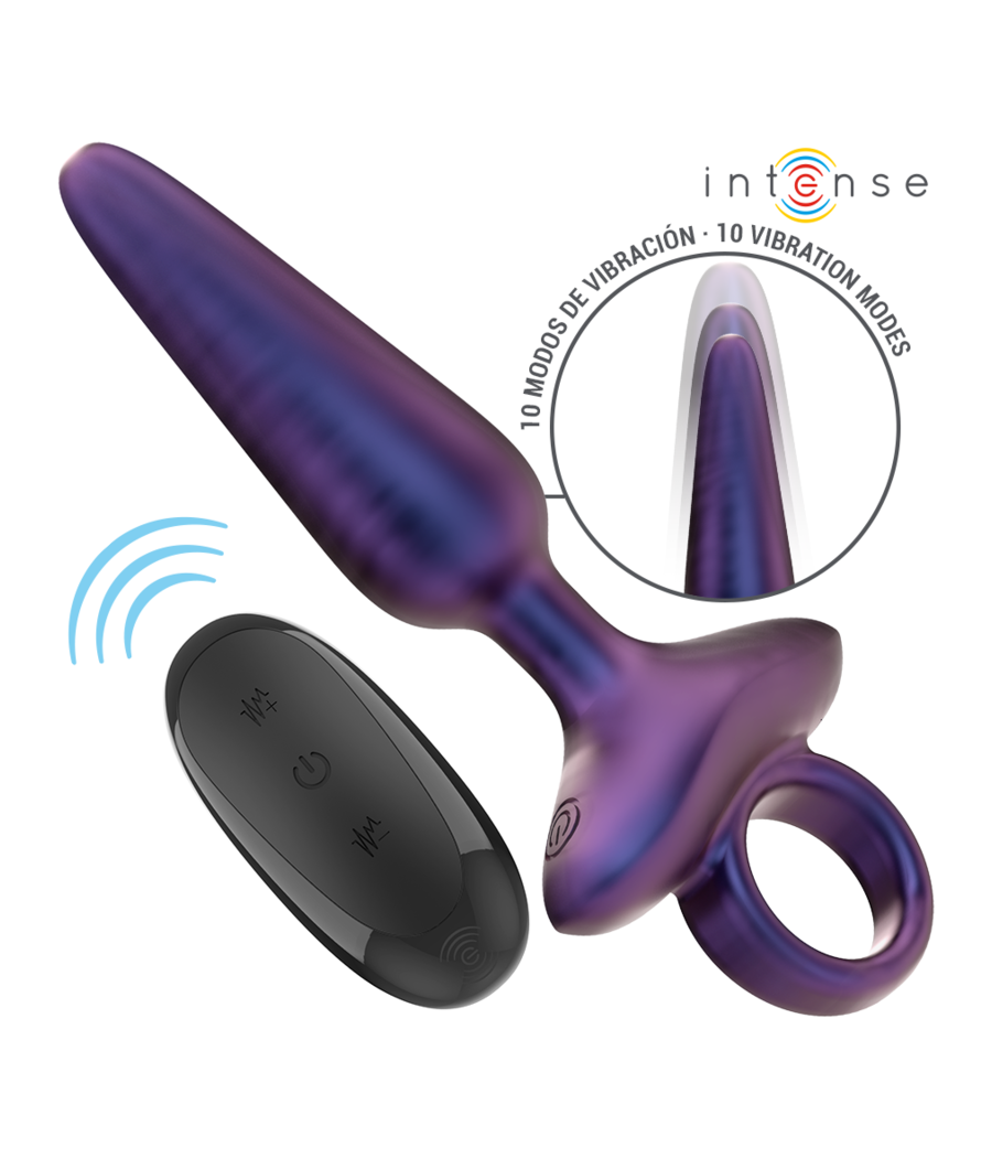 INTENSE - MARLON PLUG ANAL VIBRANT MODÈLE 4 TÉLÉCOMMANDE