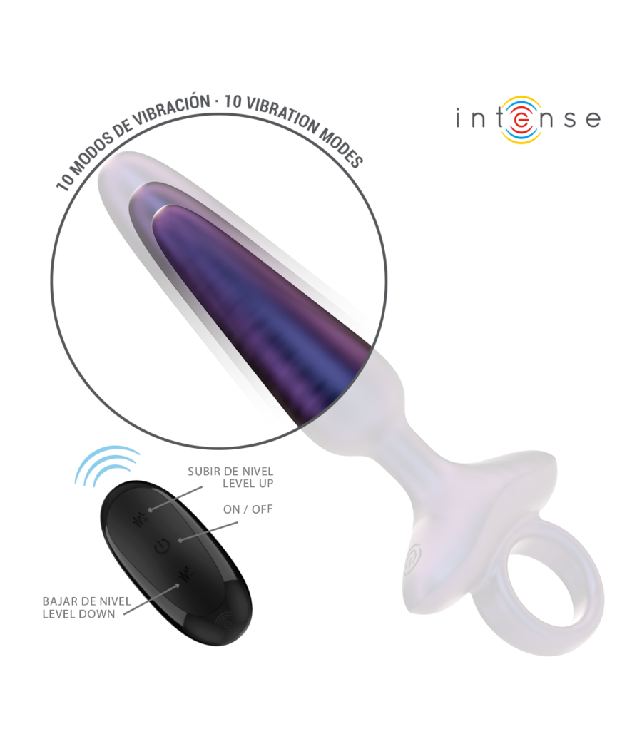 INTENSE - MARLON VIBRANTE ANAL PLUG MODELLO 4 TELECOMANDO