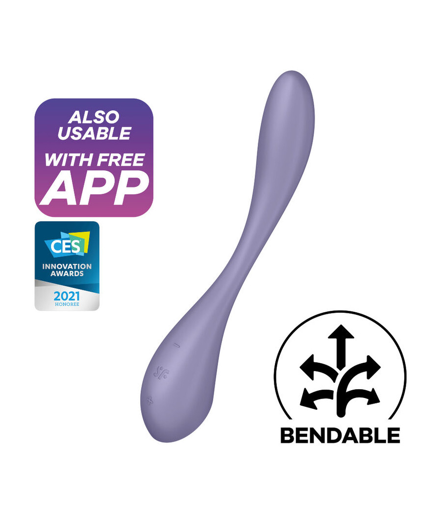 SATISFYER - G-SPOT FLEX 5 MULTI VIBRADOR LILA