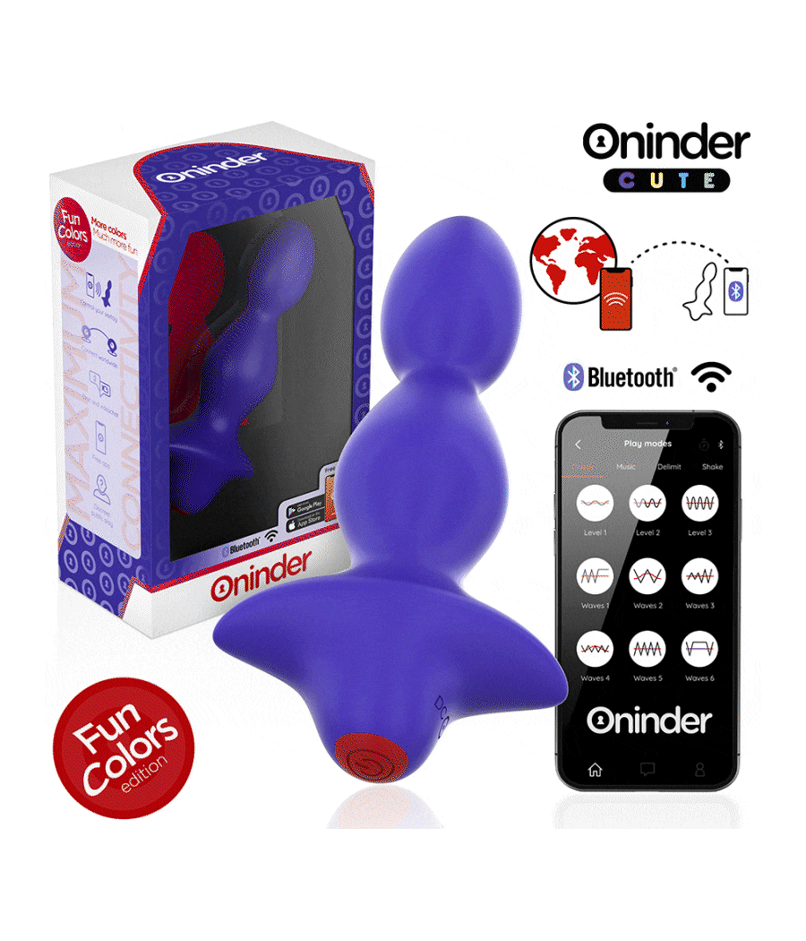 ONINDER CUTE - PLUG ANAL VIBRANTE LOVE BUTT - APLICATIVO MUNDIAL GRATUITO