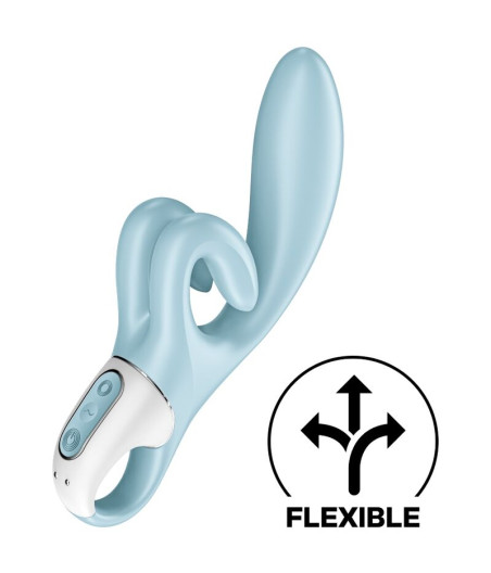 SATISFYER - VIBRATION DE LAPIN TOUCH ME BLEU