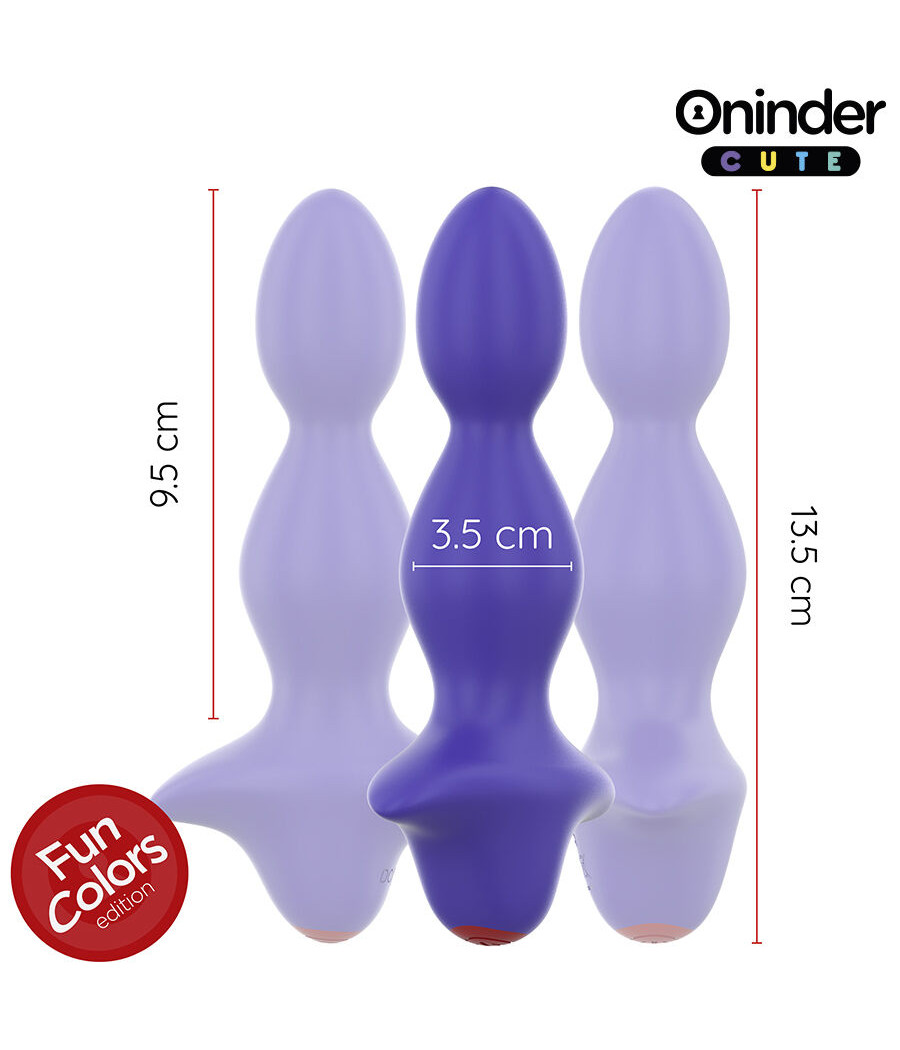 ONINDER CUTE - LOVE BUTT VIBRATING ANAL PLUG DILATOR - FREE WORLDWIDE APP