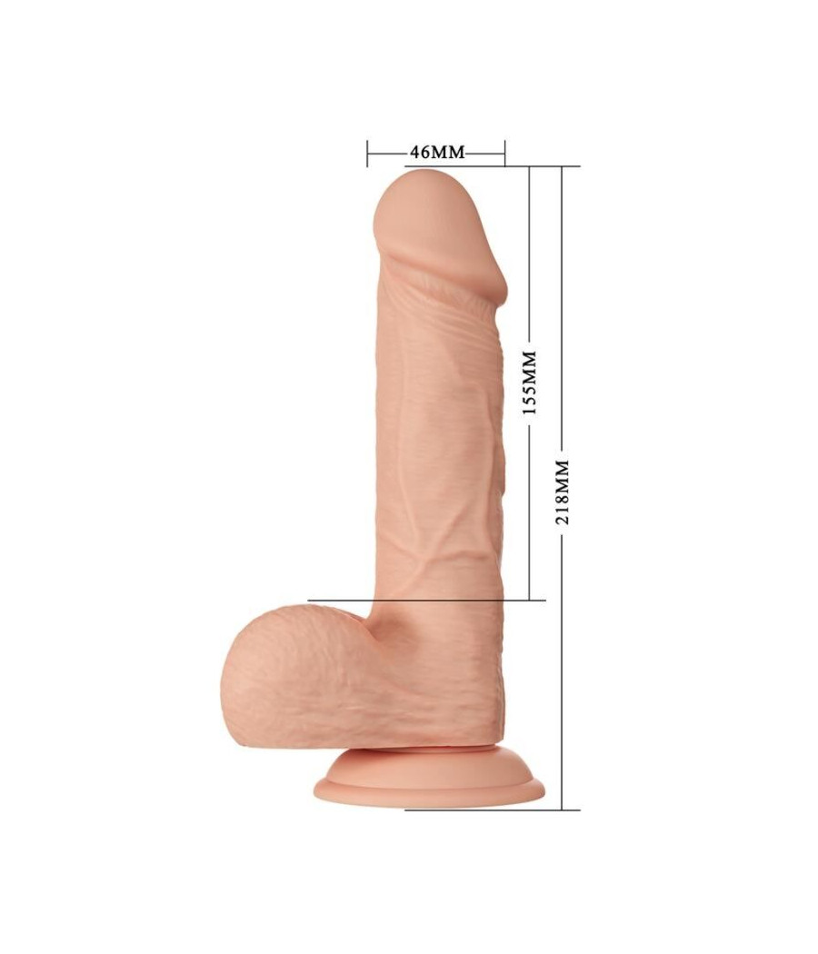BAILE - BEAUTIFUL ENCOUNTER BAHAMUT FLEXIBLE REALISTIC DILDO 21.8 CM NATURAL