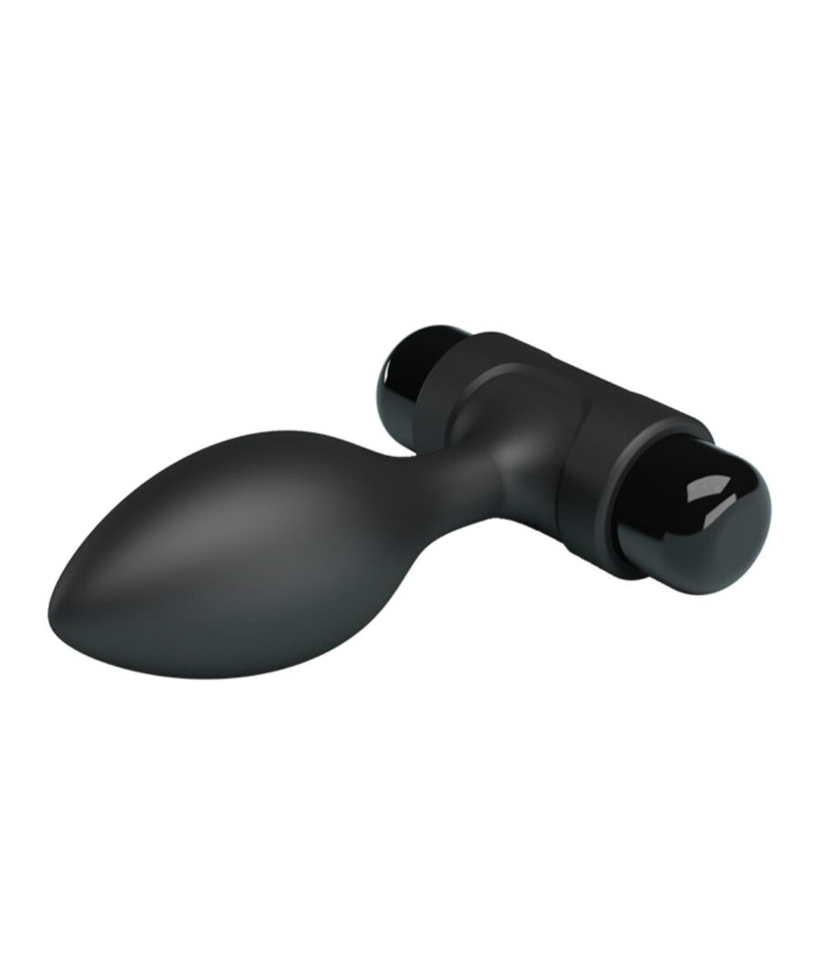 PRETTY LOVE - VIBRA BUTT 10 VIBRAÇÕES PLUG ANAL PRETO