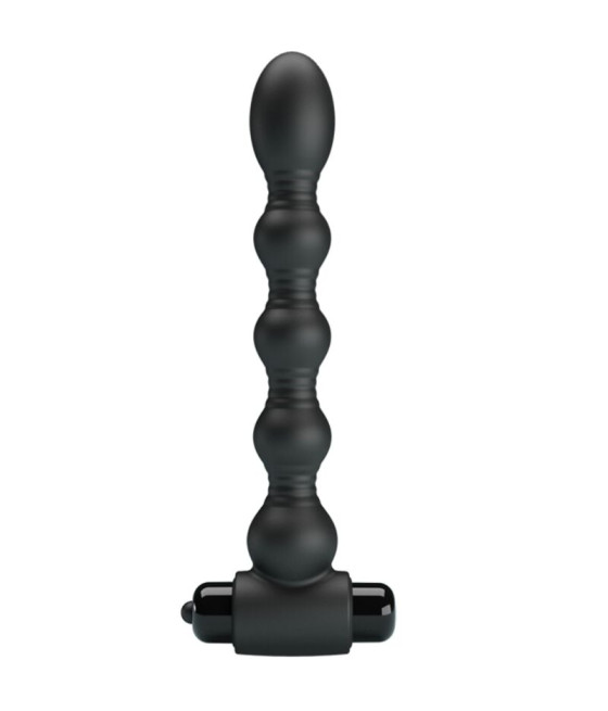 PRETTY LOVE - LYNN SILICONE ANAL PLUG 10 VIBRAÇÕES PRETO