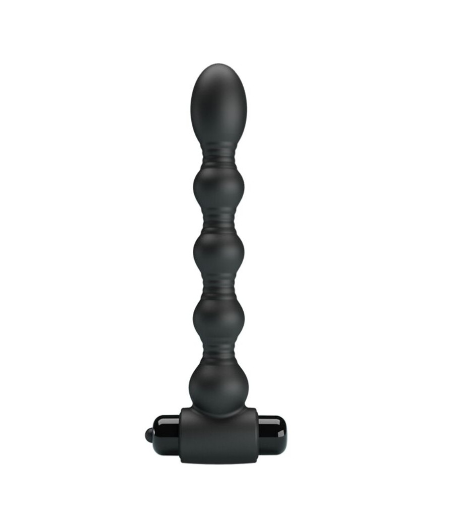 PRETTY LOVE - LYNN PLUG ANAL SILICONA 10 VIBRACIONES NEGRO