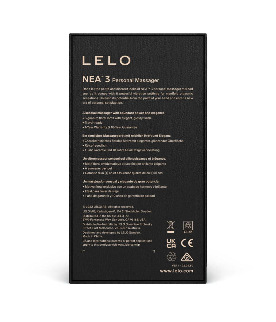 LELO - MASSAGEIRO PESSOAL NEA 3 - AZUL