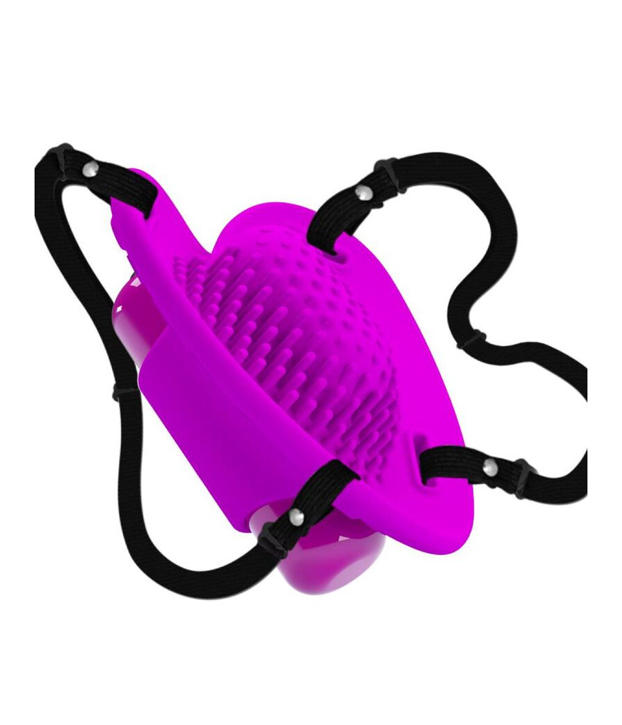 PRETTY LOVE - HEARTBEAT CLITORIS MASSAGER 10 VIBRATION MODES PURPLE