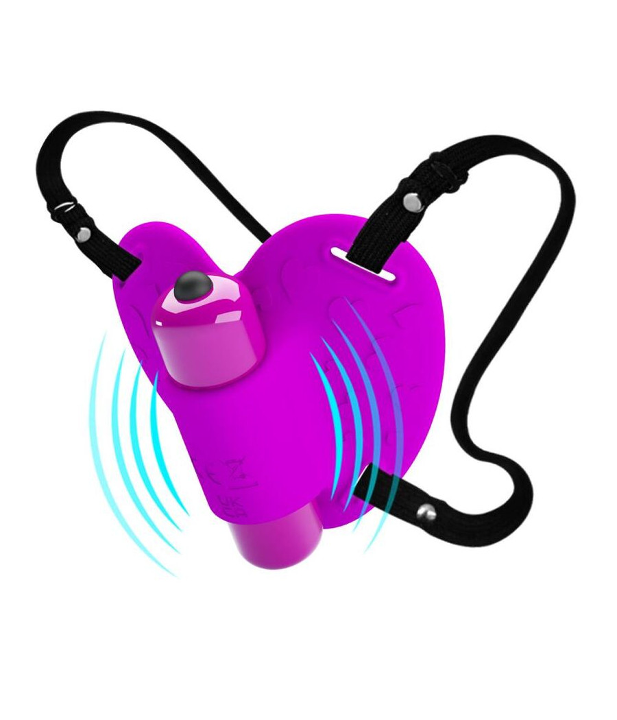 PRETTY LOVE - HEARTBEAT CLITORIS MASSAGER 10 VIBRATIONSMODI LILA