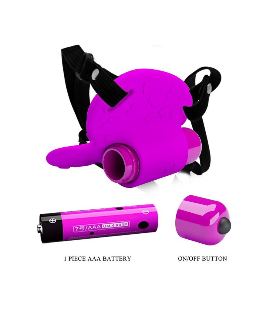 PRETTY LOVE - HEARTBEAT CLITORIS MASSAGER 10 VIBRATIONSMODI LILA