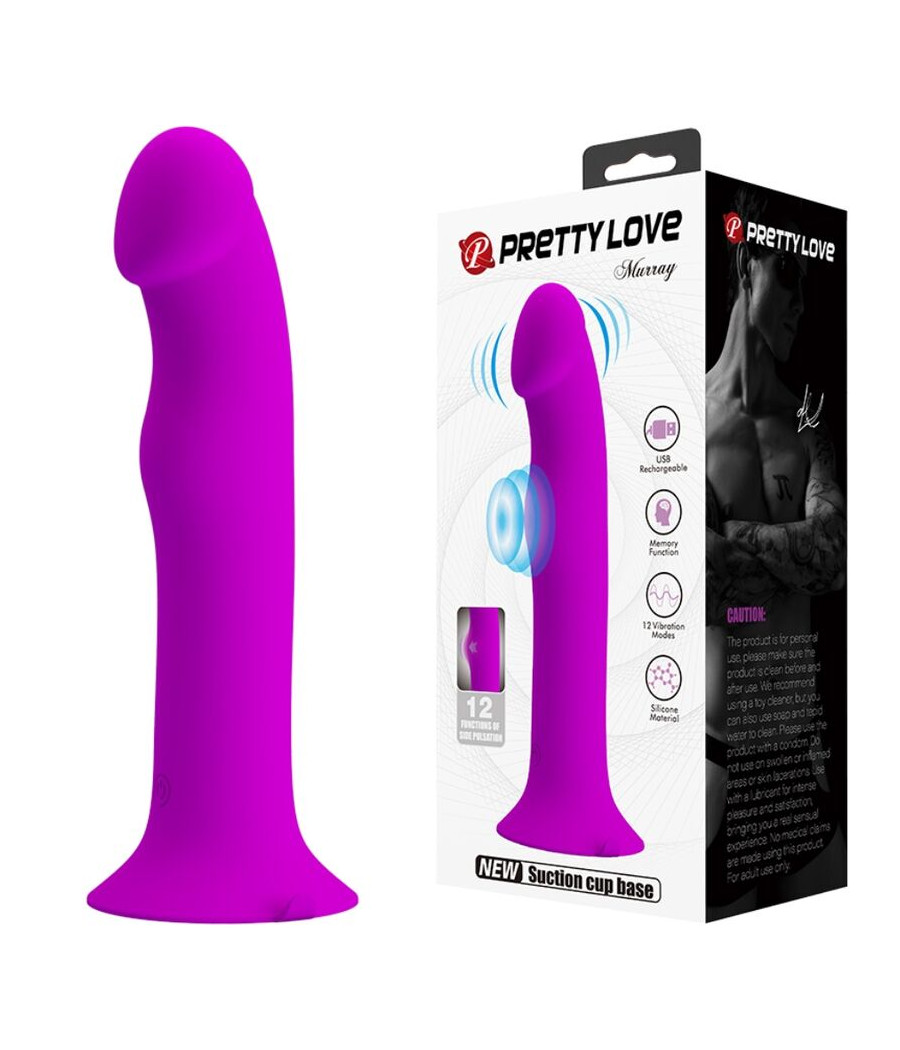 PRETTY LOVE - VIBRADOR MURRAY E ESTIMULADOR G-POINT ROXO