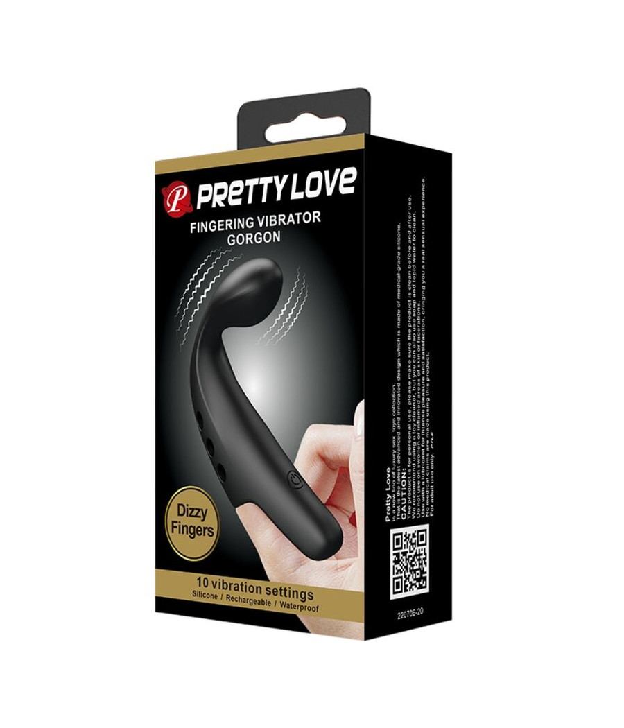 PRETTY LOVE - DEDAL VIBRADOR GORGONA PRETO