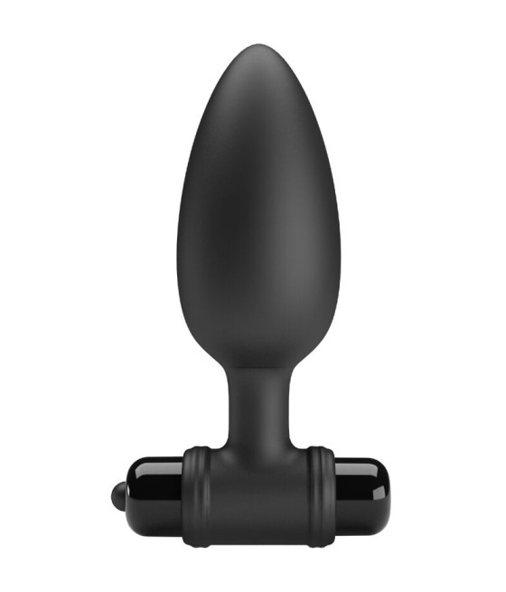 PRETTY LOVE - VIBRA BUTT PLUG 2 PLUG ANAL 10 VIBRACIONES NEGRO