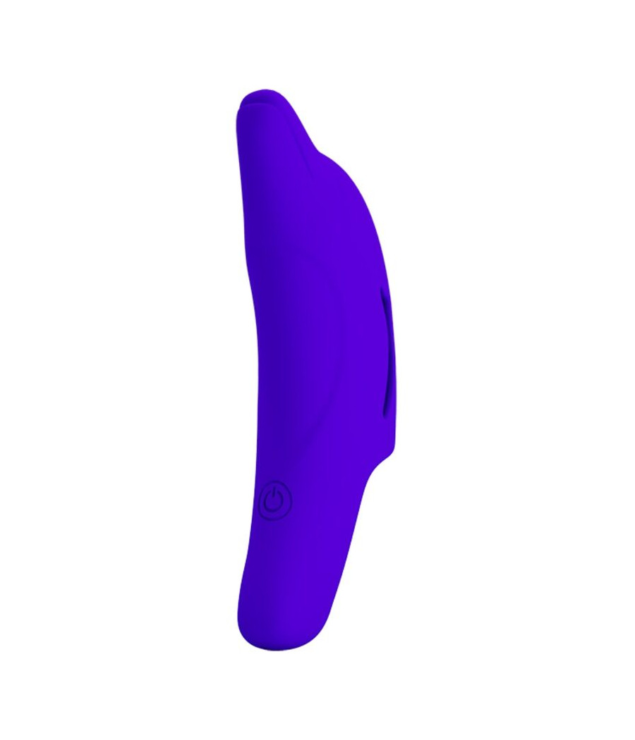 PRETTY LOVE - POTENTE STIMOLATORE DELLE DITA DELPHINI BLU SCURO