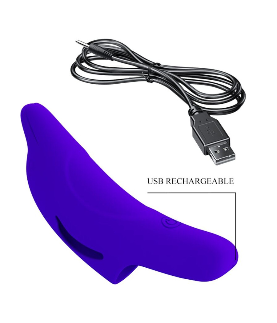 PRETTY LOVE - DELPHINI POWERFUL DARK BLUE FINGER STIMULATOR