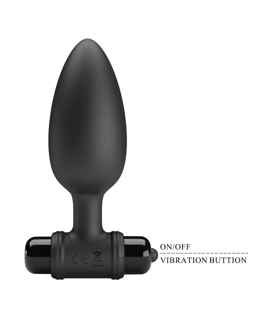 PRETTY LOVE - VIBRA BUTT PLUG 2 ANAL PLUG 10 VIBRATIONEN SCHWARZ